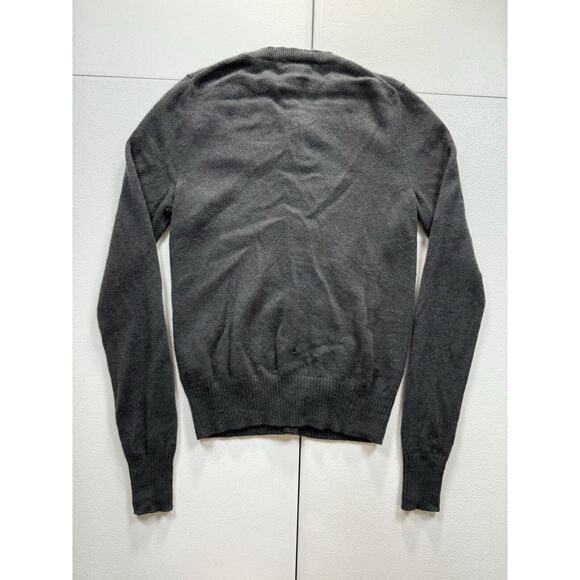 J. Crew Cardigan Sweater Womens XS Gray Cashmere Wool Button Front V-Neck - Picture 5 of 7